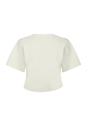 Setta knit bluse Offwhite Neo Noir 